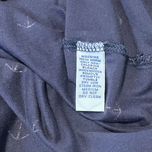 Vintage Polo Ralph Lauren Shirt Mens XL Blue Anchors AOP Boating Geometric - Picture 11 of 13